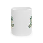 Merry Christmas Ceramic Mug – Cute Christmas Tree Holiday Coffee Cup | Perfect Winter Gift